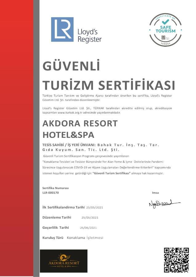 Akdora Resort Hotel & Spa Side Exterior photo